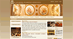 Desktop Screenshot of accademiafilarmonica.it